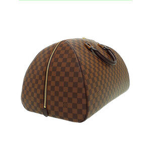 Louis Vuitton Brown Rivera Ebene Damier Boston Bag